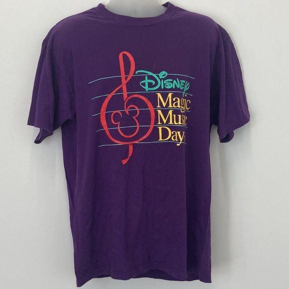 Vintage Disney Design Magic Music Days T-Shirt Size One Size Fit All - Picture 1 of 6